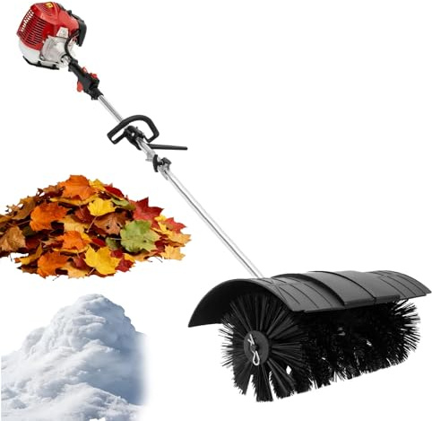 Spazzatrice da giardino a gas 52CC, scopa portatile a 2 tempi, velocità regolabile da 2,3 HP/1700 W, ampia area per foglie sporche