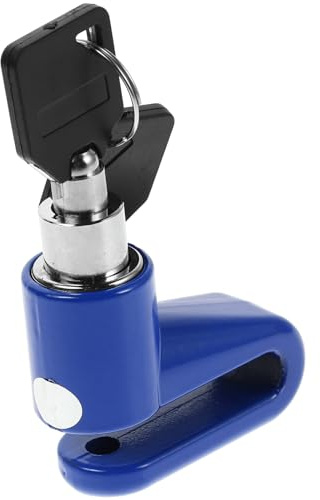 VINTORKY Candado de Disco Antirrobo Pequeño y Ligero, Hecho de Plástico Resistente Seguro y Portátil para Bicicleta y Scooter Eléctrico Adecuado para Frenos de Rueda