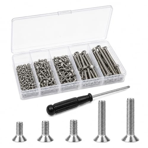 68 Pcs UPVC Door Handle Screws Repair Kit with Case & Phillips Driver