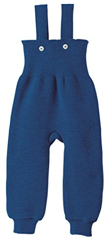Disana 33104XX - Strick-Trägerhose Wolle marine, Size / Größe:86/92 (1-2 Jahre)