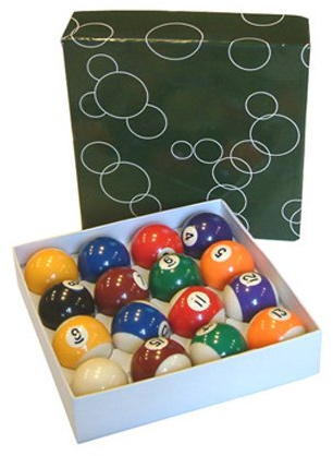 Jeu de Billes ou Boules de Billard Américain Standard 50,8 mm - DPT