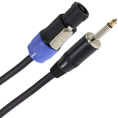 Plugger Câble HP Jack mâle/Speakon mâle 1.5 mm²/10 m Noir