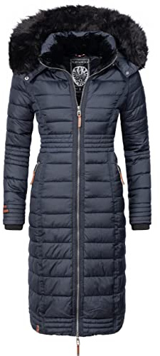 Navahoo – Cappotto invernale trapuntato da donna “Umay”, 6 colori, XS – XXL Blu M