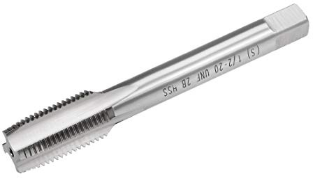 sourcing map Machine Tap, 1/2-20 UNF 2B Class High Speed Steel Screw Thread Threading Milling Taps Tapping Tool