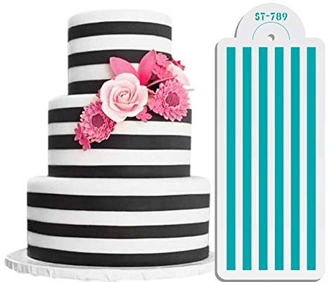 DUBENS Sugarcraft Streifen Kuchen Spitze Schablone Kuchen Dekorieren Werkzeuge Kuchen Form Hochzeit Kuchen Dekoration Kunststoff Fondant Template Mold