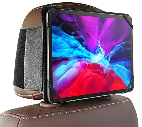 memumi 𝟐𝟎𝟐5 𝗨𝗽𝗴𝗿𝗮𝗱𝗲𝗱 Car Headrest Holder for Tablet, Car Headrest Mount Universal Stand for 2020 iPad Pro 9.7, 10.2, 11, for iPad Air mini 2 3 4, for Huawei, for Samsung Tab, 9.7~11 inch