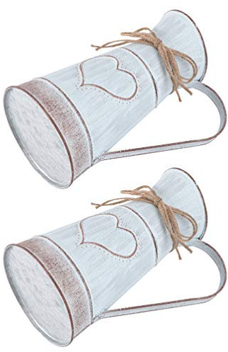 Cabilock 2pièces Seau à Fleurs Séchées Seau De Jardin Conteneur Pot De Fleurs Jardinière