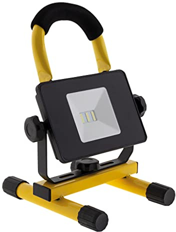 Zenitech 141445 Proyector LED Recargable de Obra, 10 W