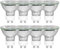 Caldarax 8 Stück Glühlampen GU10 35W Halogen Dimmbar 230V, MR16 Leuchtmittel Halogen Reflektorlampen, Warmweiß 2800K, 50mm*53mm, 360LM, Abstrahlwinkel 45°, für Einbauspurbeleuchtung, Deckenglüh
