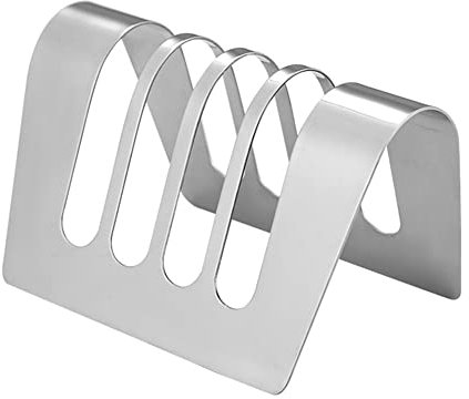 Lubrol Toast Rack Bread Holder 4 Slots Stainless Steel Bread Rack Cooling Rack Bread Rack