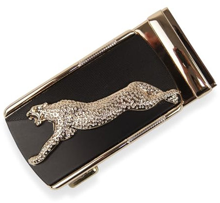 Gloop Herren Ratsche Automatikgürtel Business Anzug Gürtel Gürtel Schnalle verstellbar 3,5 cm