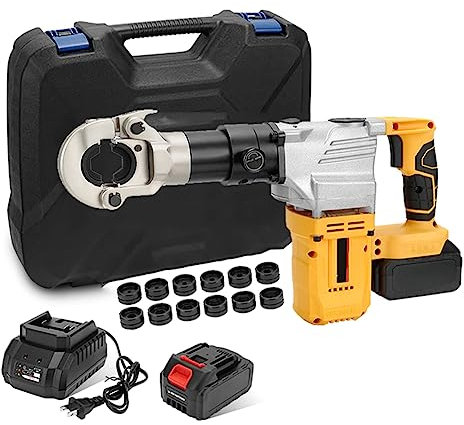 Pinza Crimpatrice Per Tubi Idraulici Pinza Crimpatrice Idraulica Elettrica Per Cavi 2200W Pinza Crimpatrice Per Cavi Idraulici Ricaricabile 10-300Mm2 Pinza Crimpatrice Terminale Per Copp