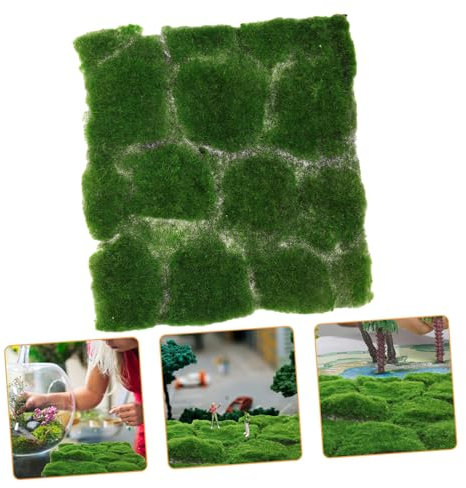 SEWACC No Maintenance Fake Grass Mat Outdoor Fake Plants Lifelike Grass Carpet Membrane Decorative Turf for Garden