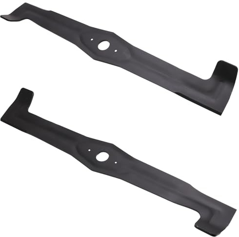 Lot de 2 lames de tracteur tondeuse Etesia Hydro H 124 H124 D DS DX MZ124LX MZ124RX 65 cm