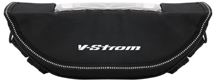 asdlha Motorrad-Lenkertasche Für Suzuki V-Strom DL1050Y V-Strom DL1050DE 1050 ADV Motorrad Lenker Tasche Tragbare wasserdichte Tasche Reise Lagerung Toolkit Tasche(Logo)