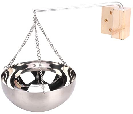 Set di Ciotole per Aromaterapia per Sauna in Acciaio Inossidabile, Braccio Oscillante, Pratici Accessori per Sauna