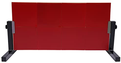 HUSPOO Tischtennis Rebound Board, Tischtennisplatte Outdoor Klappbar, Pro PingPong Rebounder Mit 8 Gummis 360° Einstellbare Trainingsgerät, Return Board Trainingsgerät für Home Gym Indoor Outdoor