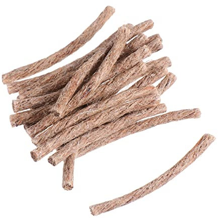 BESPORTBLE 10pcs Natural Beeswax Coated Jute Wick Cord Fire Starters Rope for Camping and Bbq Outdoor Survival Firelighting, 2 Sets Suitable for Hiking and Outdoor Cooking