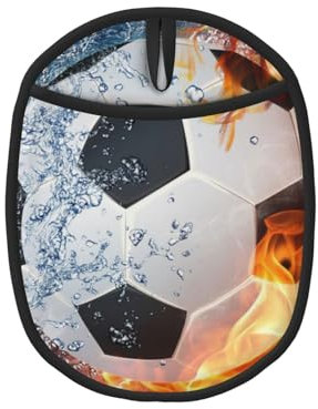 Football, Maniques, maniques résistantes à la Chaleur, maniques de Cuisine en Silicone antidérapantes