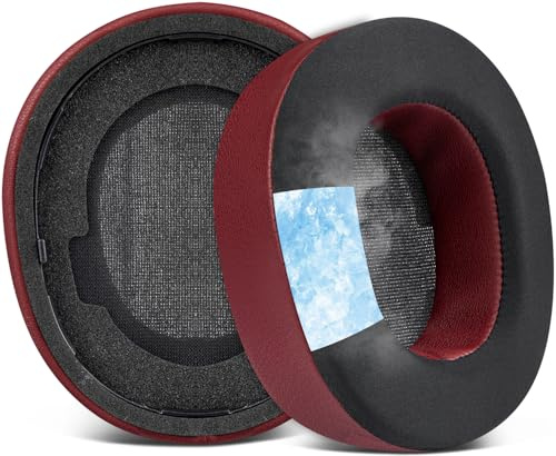 SOULWIT Kühlgel Ersatz Ohrpolster für Steelseries Arctis Nova Pro Wireless/Arctis Nova Elite Kopfhörer, Ersatzpolster Polster mit hoher Dichte-Geräusch-Isolationschaum, zusätzliche Dicke