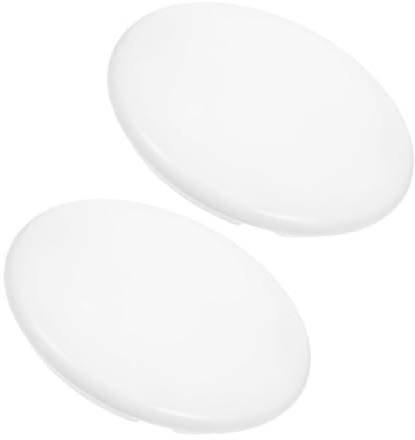 UKCOCO Abat-jour De Remplacement Pour Plafonnier Led Rond Globes En Verre Blanc 29,6 Cm Verrouillage Rotatif Pour Chambre La Cuisine Balcon Lot De 2 Pièces Polyvalent