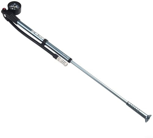 EXTRWORY Pompa ad alta pressione per bicicletta, 300 psi, con doppio ugello, portatile, in lega di alluminio, per mountain bike, forcella, ammortizzatore, sospensioni posteriori, MTB, downhill