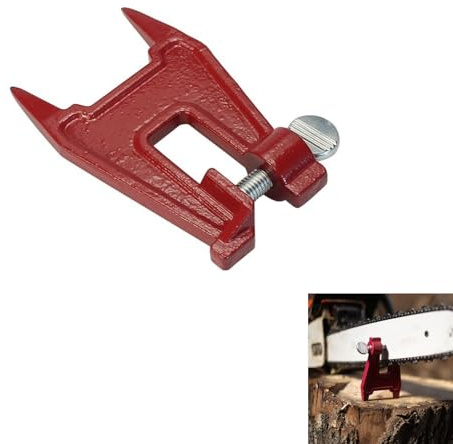 Gsycle Chain Saw Stump Vise, Portable Chainsaw Universal Sharpener Sharpening Tool Guide Bar Clamp Accessories for Sharpening Saw Chain