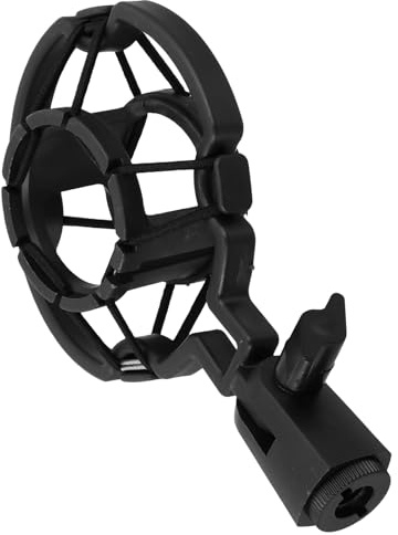 Toyvian 2 Stück Mikrofonhalter Kunststoff Stoßdämpfer Mikrofonspinne Vibrationsdämpfender Clip für Kondensatormikrofone Studio Podcastaufnahme