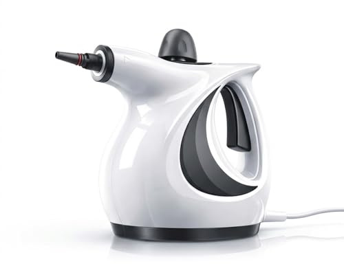 Aquanevo Pro Nettoyeur Vapeur, 9-en-1, Portatif avec Accessoires, Nettoie et Dégraisse sans Produits Chimiques pour Cuisine, Vitre, Canapé, Salle de Bain
