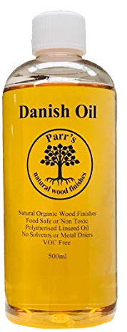 Danish Oil 500ml - Voc Free & Environmentally friendly -Chopping Boards and Internal Woodwork