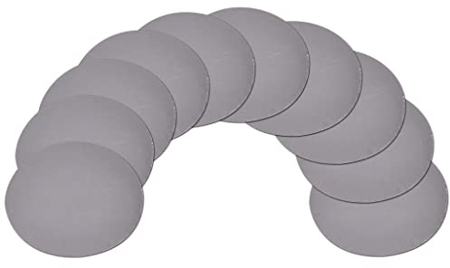 SW STAHL 10x Papel de Lija, ø 50 mm, Grano 1000 S3293-50/1000 | Discos abrasivos redondos de 50 mm, grano P1000 para lijado fino, compatibles con lijadoras de disco de aire comprimido