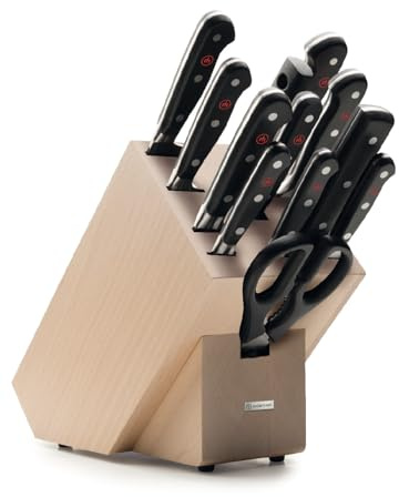 WÜSTHOF Classic Bloc couteaux avec 12 pièces