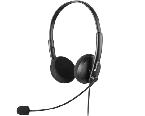 Sandberg MiniJack Office Headset Saver MiniJack Office Headset, 325-41 (MiniJack Office Headset Saver, headset, huvudband, kontor/samtalscenter, svart, binaural, 1,5 m), uni