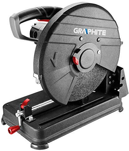 GRAPHITE Metalltrennsäge, Metalltrennmaschine 2600W, Drehzahl 3800 U/min, Schneidgutabmessungen für 90º-Winkel, max Schneidgutstärke 120 mm - Leistungsstarke Präzision für effizientes Schneiden
