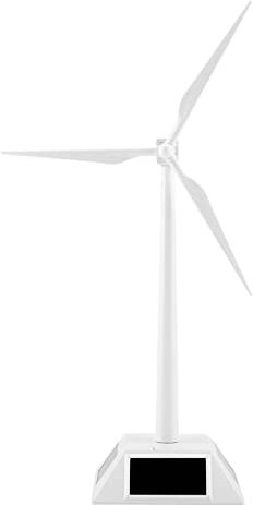 FLEXMAN Modèle de Moulin à Vent à Énergie Solaire à Monter Soi Même, Décoration de Table à Énergie Solaire et Éolienne, Modèle de Bureau, Article Éducatif pour la Famille, Les Amis