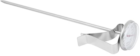 Food Thermometer, Approx. 38g-44g / 1.3oz-1.6oz Water Thermometer With Adjustable Clip Thermometer For Cooking For Making Coffee, Milk, Candy, Barbecue and Other Foods (Long Type)