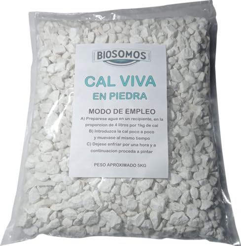 Cal Viva En Piedra 5 Kg (1 Unidad)