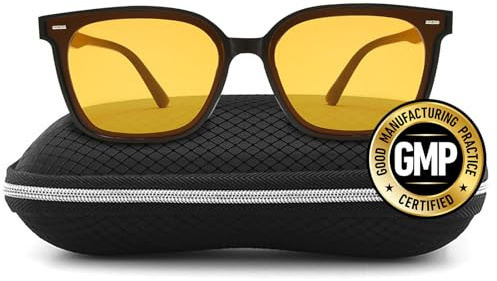 gelpretty Occhiali Anti Luce Blu Uomo e Donna,Protezione per Computer & Gaming,Filtro Luce Blu, Riduzione Affaticamento Occhi,Leggeri, Anti-Riflesso,Per Schermi, Telefoni, TV