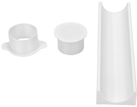 Chiyyak Circle Cake Pop Mold Set, PP Cake Pop Cutter och Pusher Baking Mold For Home Födelsedagsfester, Bröllop, Desserter (Vit)