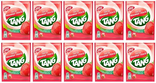 Tang Fraise – Boisson en poudre instantanée, 10 sachets de 30 g (jusqu’à 10 L) – boisson rafraîchissante sans gaz – format familial