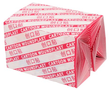 VINTORKY Flexible Waterproof Bandages Cartoon Adhesive Plasters Breathable Wound Protectors for Adults and Boys and Easy Tear Portable Box