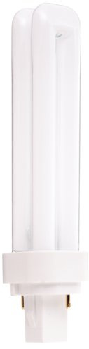 Satco S8324 4100K 18-Watt G24D-2 Base T4 Quad 2-Pin Tube for Magnetic Ballasts