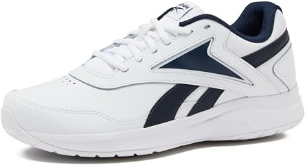 Reebok Men's Walk Ultra 7 DMX MAX Extra-Wide Shoe White/Collegiate Navy/Collegiate Royal - 100001149