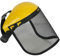 BUNRUN Casco de Seguridad con Visera de Malla de Cara Completa para talar Cepillo, protección Forestal, Casco de cortacésped de Malla