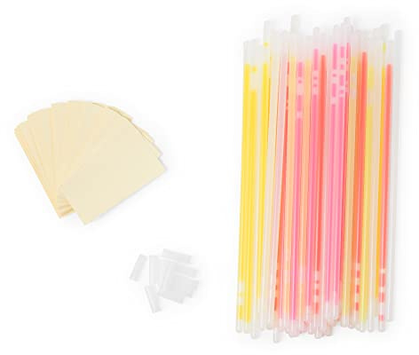 HGL GLOW DANCING SET - 150 Piece Assortment of Glow Sticks