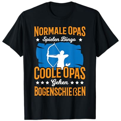 Bogensport Opa Bogenschütze Schützenverein Bogenschießen T-Shirt