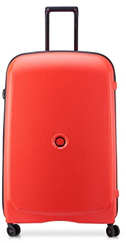 DELSEY PARIS - Belmont Plus - Ausziehbarer großer starrer Koffer - 82x52x37 cm - 132 Liter - XL - Red Fane