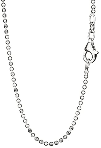 NKlaus Collier Kugelkette diamantiert (38cm - 80cm) 925 Silber Breite: 1,50mm Halskette