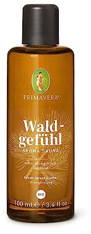 PRIMAVERA Waldgefühl Aroma Sauna bio 100 ml - Saunaöl, Aromatherapie – waldig-frischer Duft – stärkend – vegan
