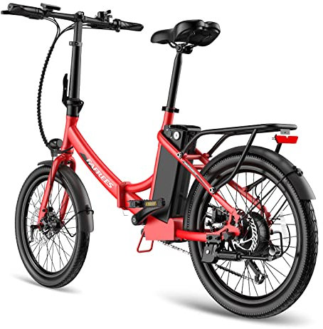 Fafrees F20 Light [ Offiziell ] E-Bike Herren Faltrad 20 Zoll mit 36V 14,5AH Wechselakku, Elektro Mountainbike 250W, E Bike Damen Klapprad 120kg klappbar 25km/h, Elektrische Fahrrad